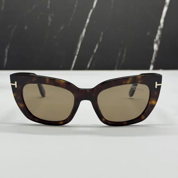 NEW TOM FORD ATHENA TF1190 52H POLARIZED HAVANA WOMEN  display picture 1